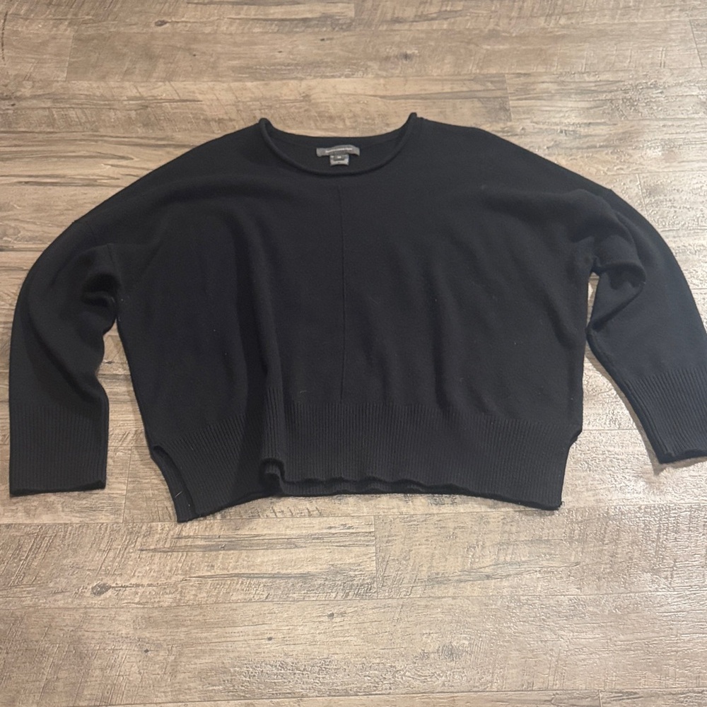 French Connection Loose Black Sweater - Size M